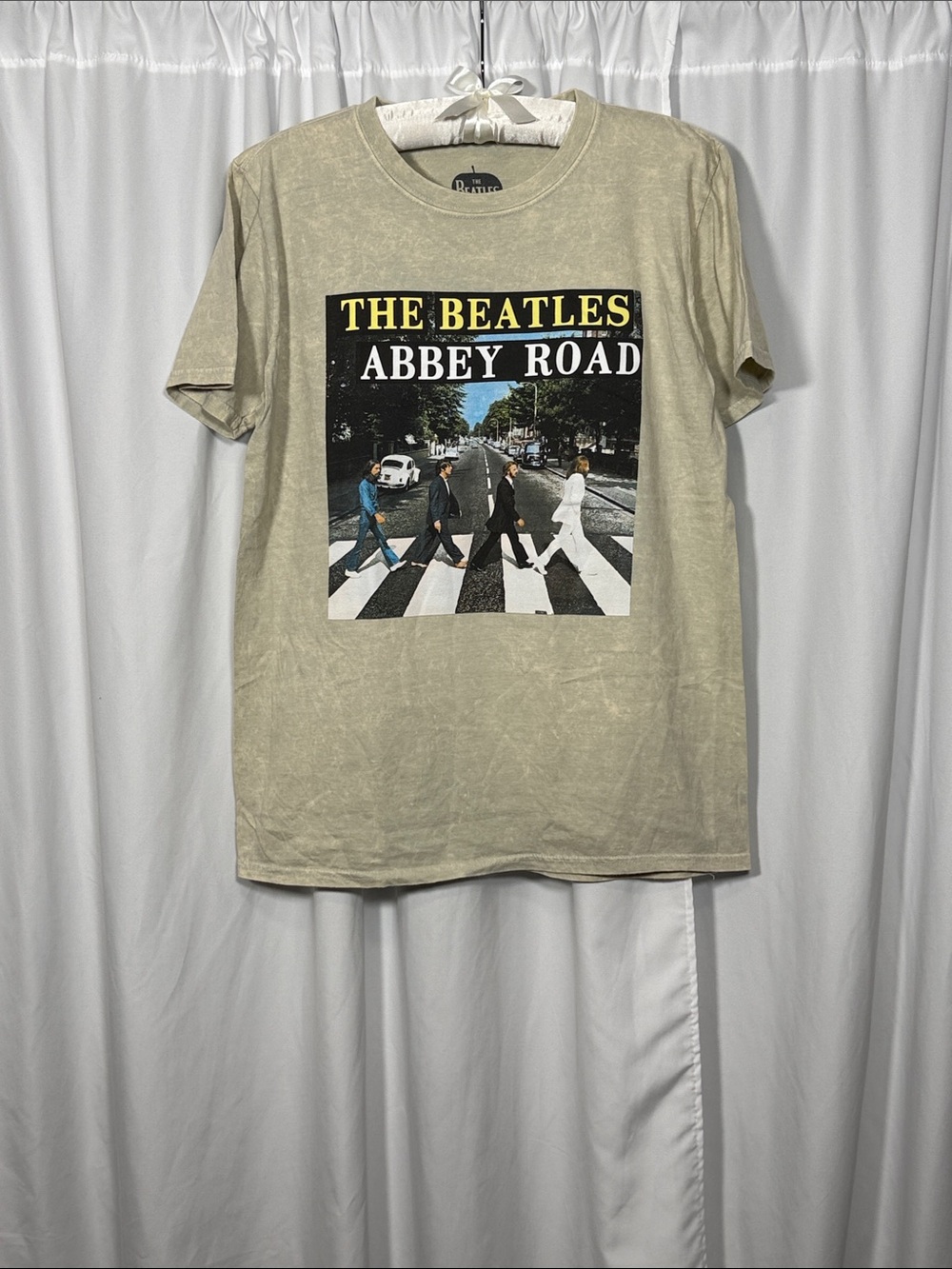 The Beatles Abbey Road Short Sleeve Tee - Beige